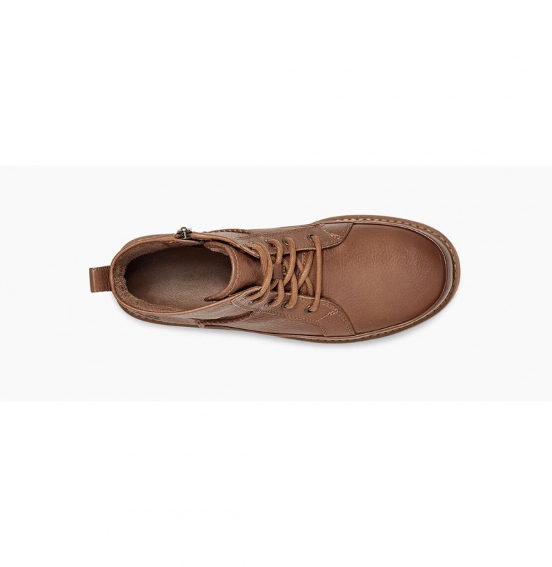 UGG Deconstructed Cipkovane Kozene Cizmy Damske Hnede | SK-407OJAYMQ