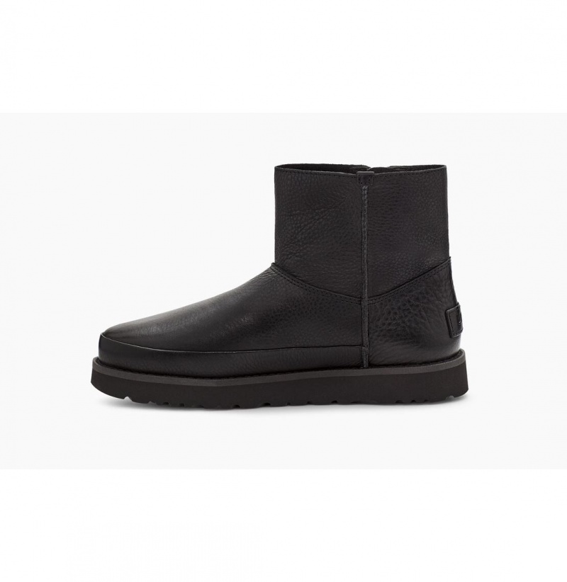 UGG Deconstructed Mini Zip Kozene Cizmy Damske Čierne | SK-095DJTQKE