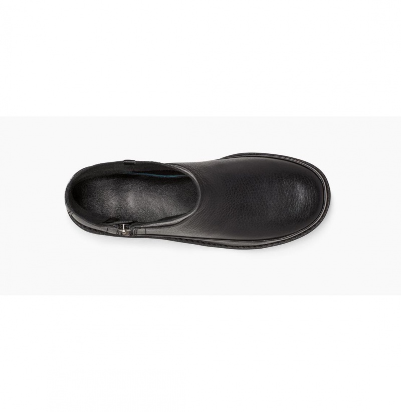UGG Deconstructed Mini Zip Kozene Cizmy Damske Čierne | SK-095DJTQKE