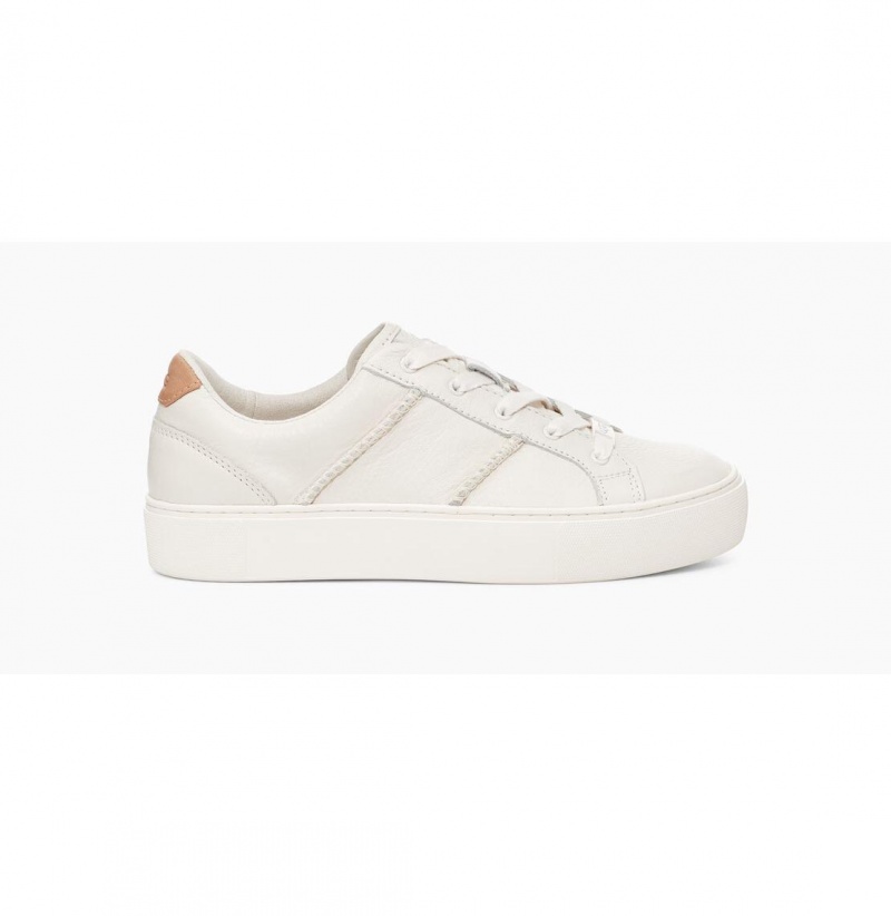 UGG Dinale Tenisky Damske Biele | SK-407QHNDWG