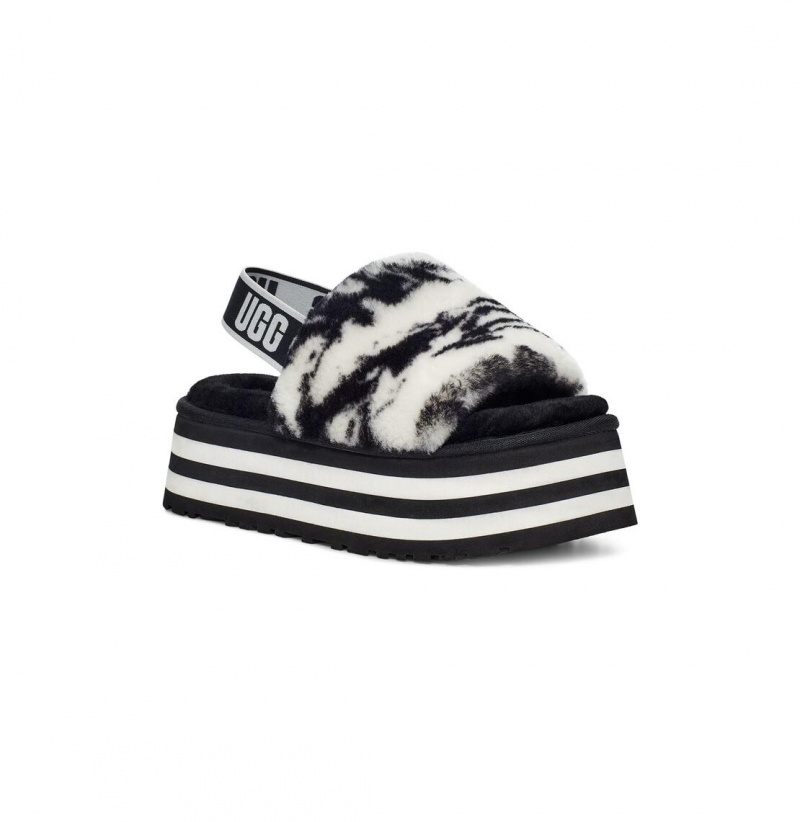 UGG Disco Marble Slapky Papuce Damske Čierne | SK-254CHFLBX