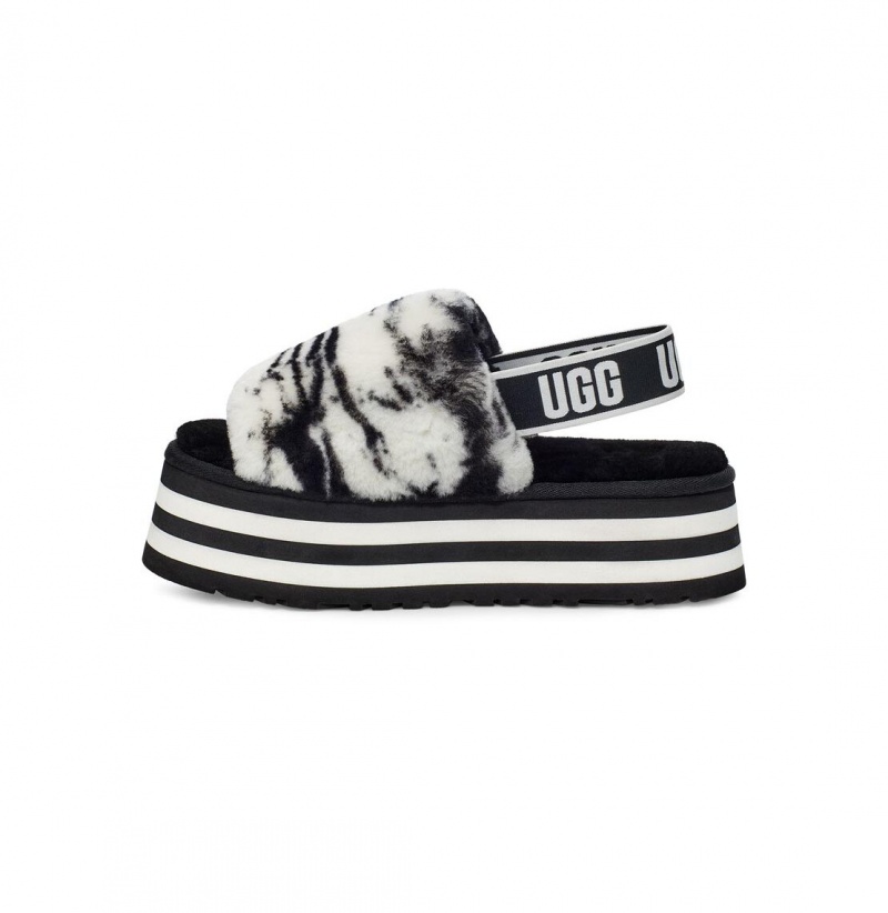 UGG Disco Marble Slapky Papuce Damske Čierne | SK-254CHFLBX