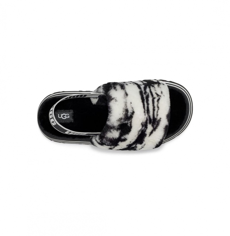 UGG Disco Marble Slapky Papuce Damske Čierne | SK-254CHFLBX