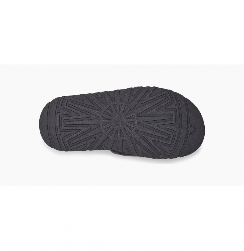 UGG Disco Slapky Papuce Damske Tmavo Siva | SK-069KPBXIY