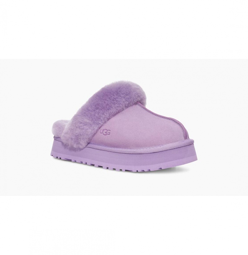 UGG Disquette Papuce Damske Lavendel | SK-652XGZHUA