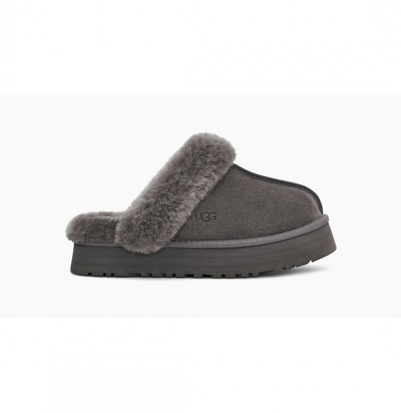 UGG Disquette Papuce Damske Tmavo Siva | SK-125DVWUMK