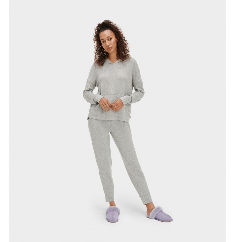 UGG Elettra Mikina s Kapucnou Damske Siva | SK-547XRBIQV