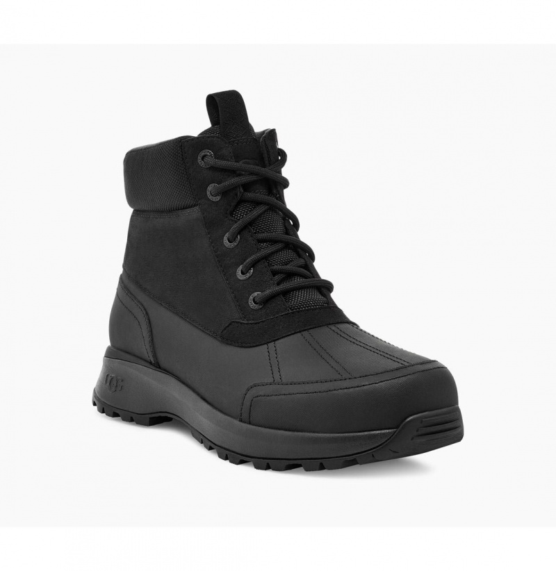 UGG Emmett Duck Chukka Topanky Panske Čierne | SK-718IUPBNK