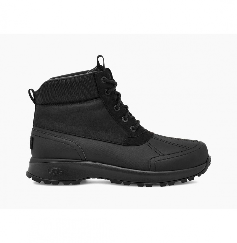 UGG Emmett Duck Chukka Topanky Panske Čierne | SK-718IUPBNK