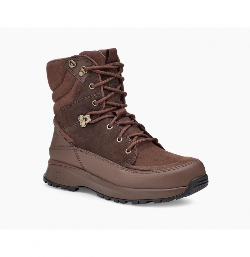 UGG Emmett High Snehule Panske Claret | SK-612IYQJFH