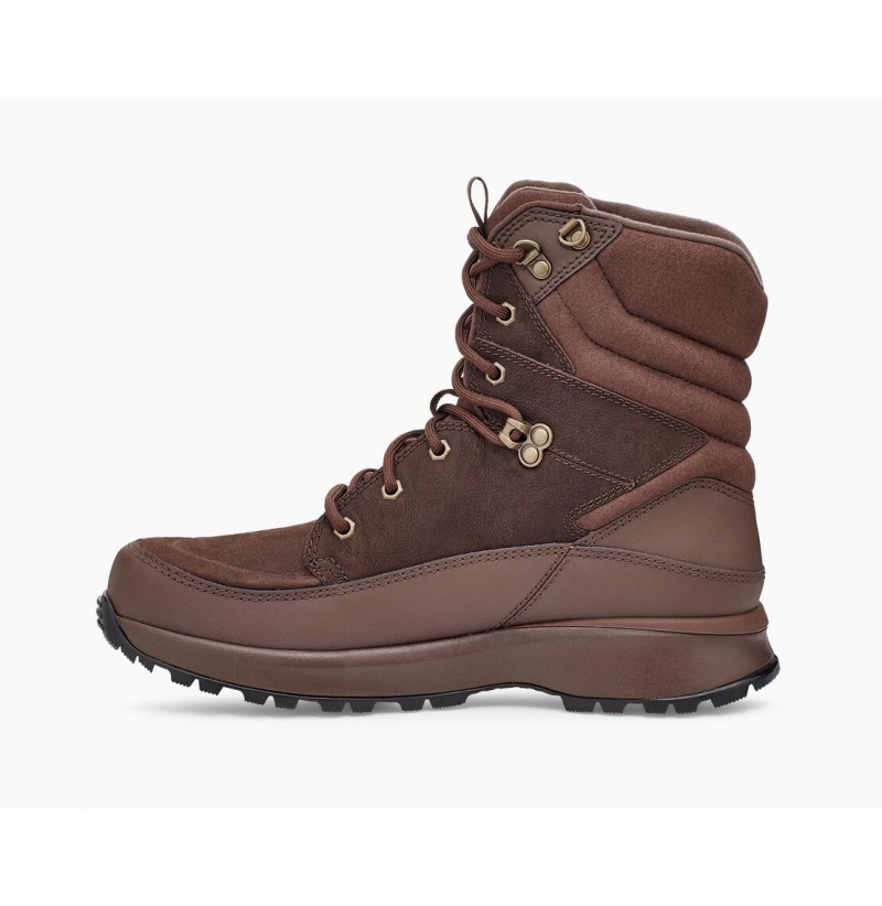 UGG Emmett High Snehule Panske Claret | SK-612IYQJFH