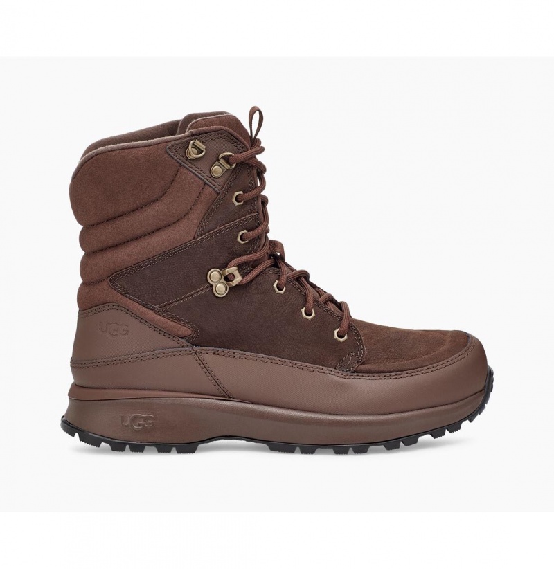 UGG Emmett High Snehule Panske Claret | SK-612IYQJFH