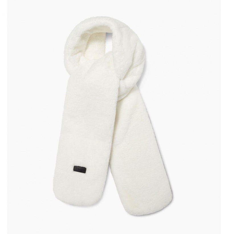 UGG Faux Fur Oblong Satky Damske Biele | SK-628EZNLGU