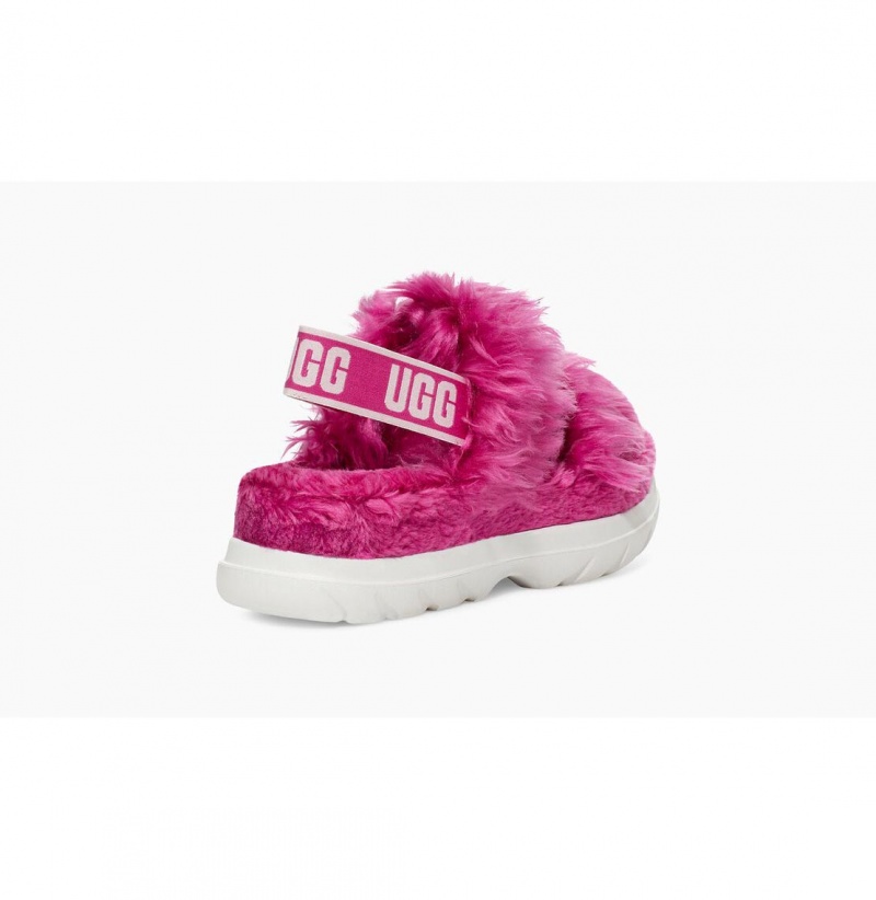 UGG Fluff Sugar Sandal Papuce Damske Ruzove | SK-836EKWODY