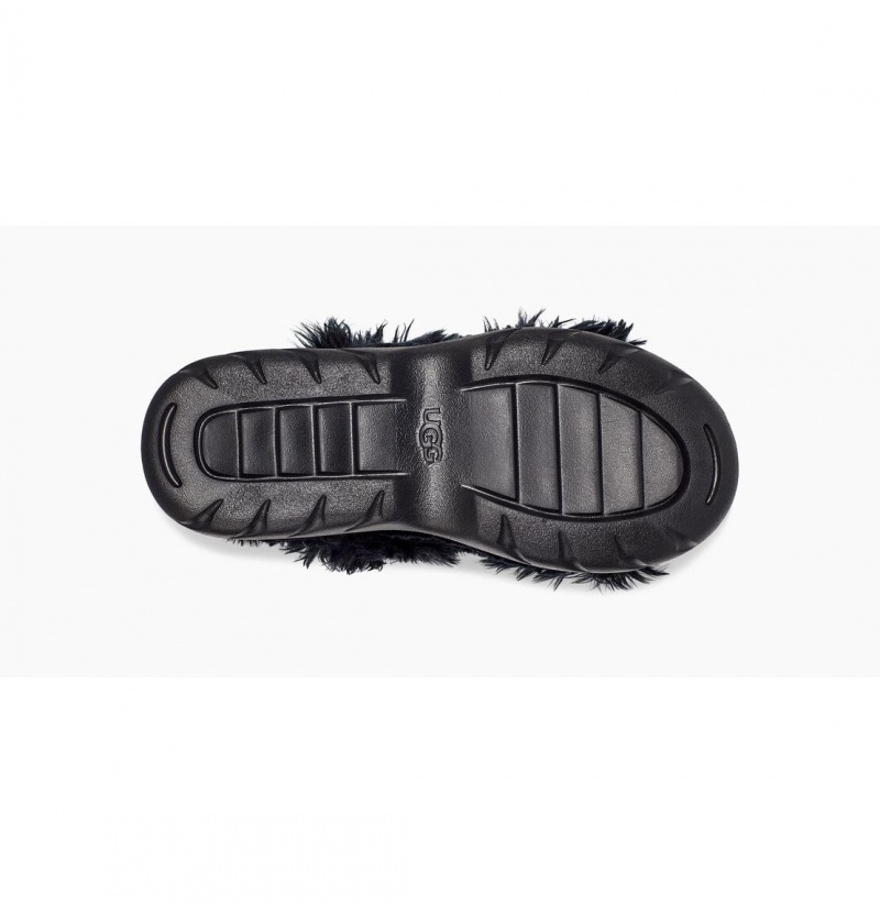 UGG Fluff Sugar Sandal Papuce Damske Čierne | SK-120ILBKNA