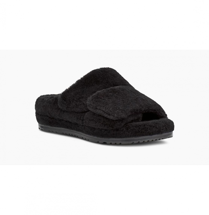 UGG Fluff That Papuce Panske Čierne | SK-940WNPFOE