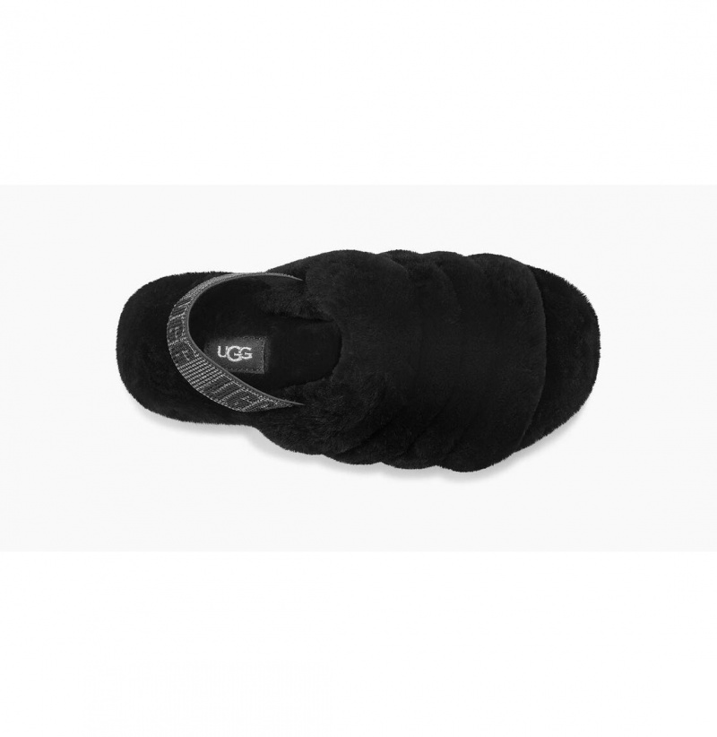 UGG Fluff Yeah Bling Papuce Damske Čierne | SK-358BFQWVM