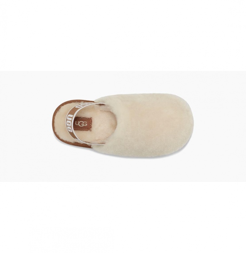 UGG Fluff Yeah Clog Papuce Detske Béžové | SK-065KYBAVM