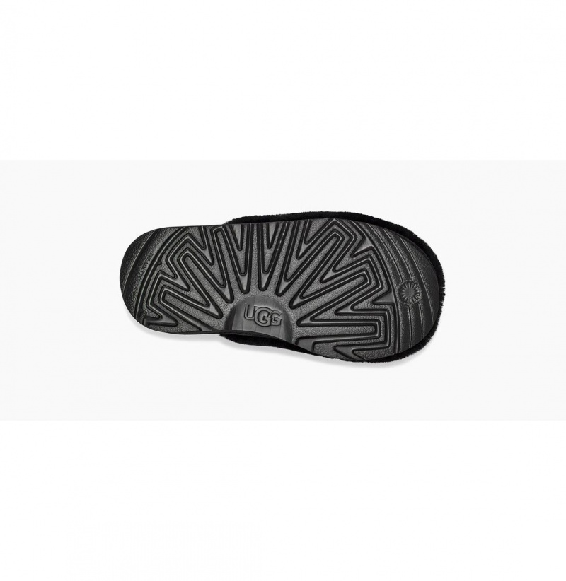 UGG Fluff Yeah Clog Papuce Detske Čierne | SK-384NZHJDQ