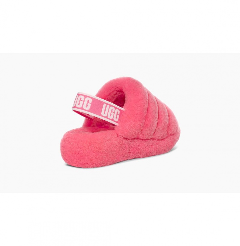 UGG Fluff Yeah Slapky Papuce Damske Ruzove Ruzove Béžové | SK-970SUGDCL