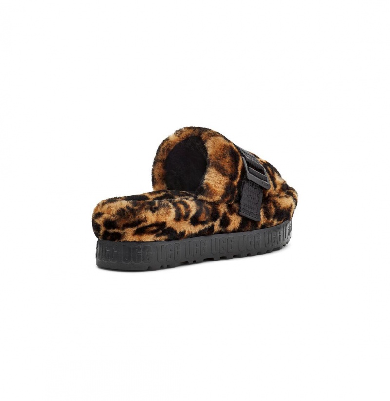 UGG Fluffita Panther Print Papuce Damske Leopardie | SK-105MLJVDG
