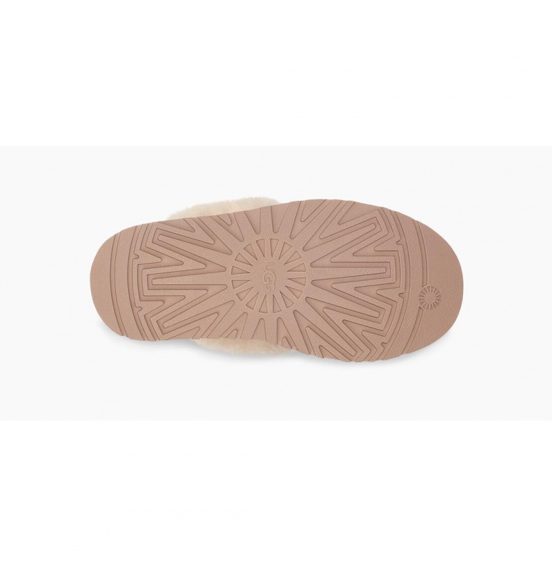 UGG Funkette Papuce Damske Hnede Čierne | SK-256DUVOBA