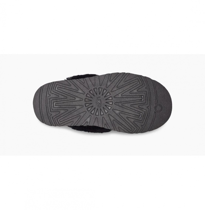 UGG Funkette Papuce Damske Čierne | SK-498URZWHJ