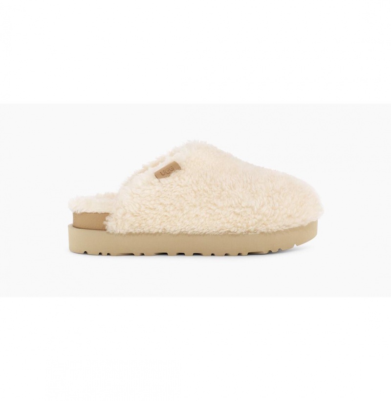 UGG Fuzz Sugar Slapky Papuce Damske Béžové | SK-584LWRVXP