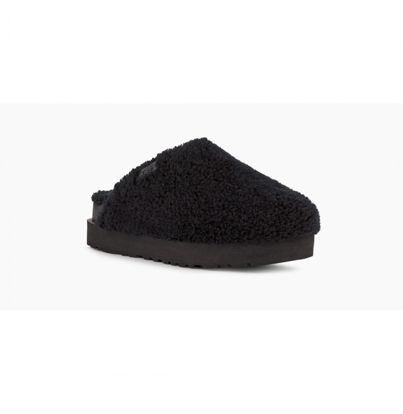 UGG Fuzz Sugar Slapky Papuce Damske Čierne | SK-093JOZRMA