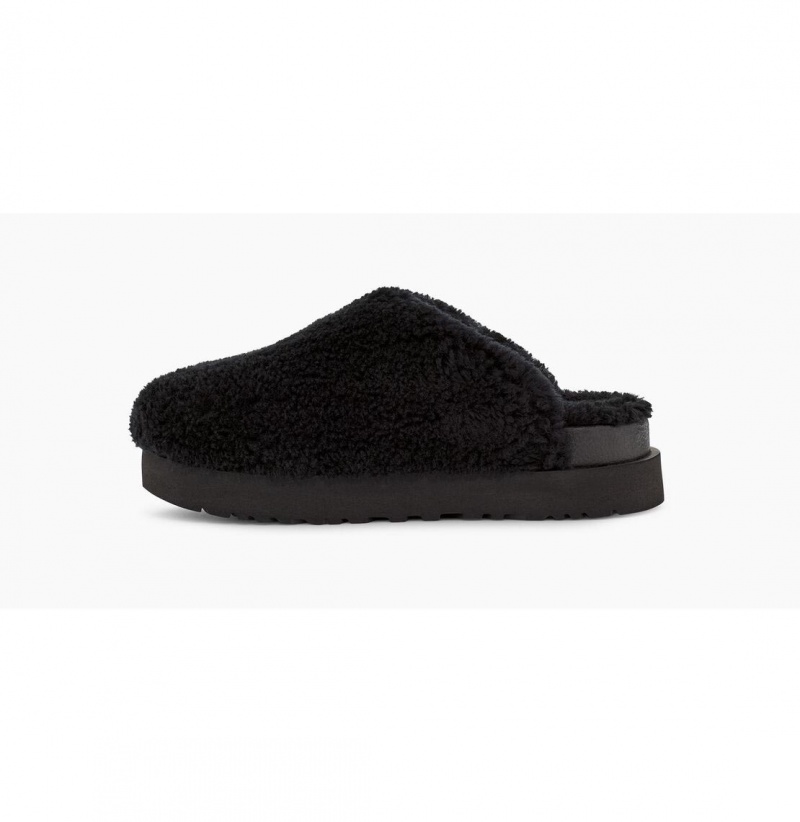 UGG Fuzz Sugar Slapky Papuce Damske Čierne | SK-093JOZRMA