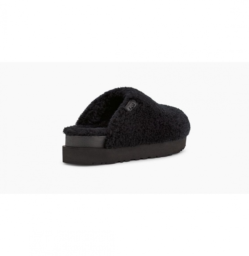 UGG Fuzz Sugar Slapky Papuce Damske Čierne | SK-093JOZRMA