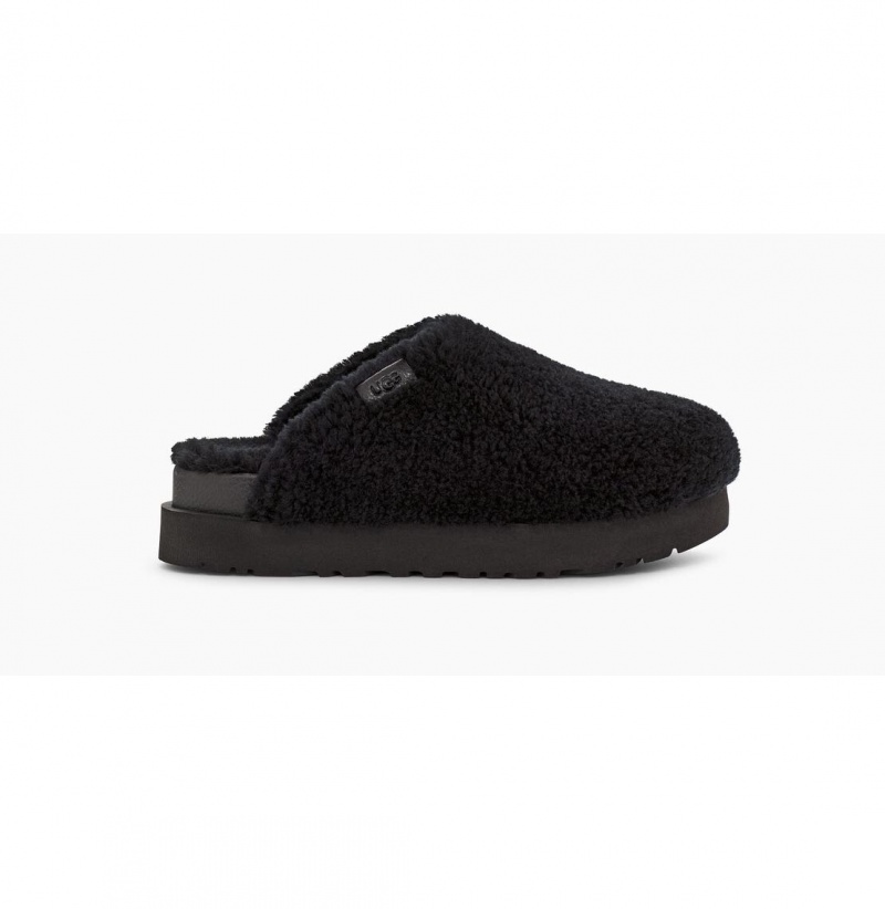 UGG Fuzz Sugar Slapky Papuce Damske Čierne | SK-093JOZRMA