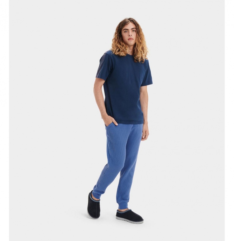 UGG Glover Thermal Jogger Nohavice Panske Modre | SK-821KTIQLU