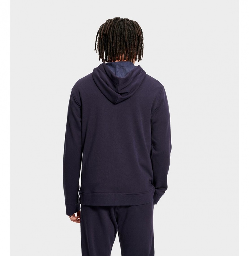 UGG Gordon Zipped Mikina s Kapucnou Panske Námornícka Modrá | SK-547QOTYMC