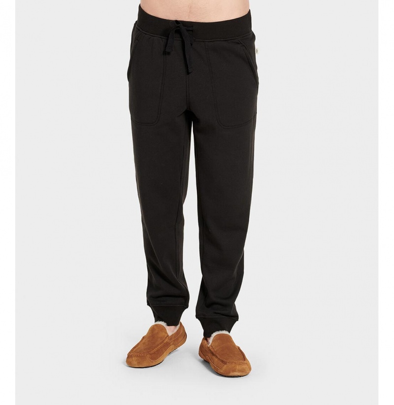UGG Hank Jogger Nohavice Panske Čierne | SK-360JSRNZH