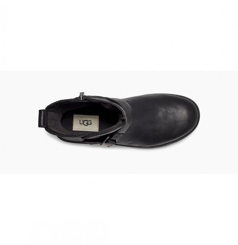 UGG Hapsburg Stredne Nepremokavé Topánky Damske Čierne | SK-967HVBDTS