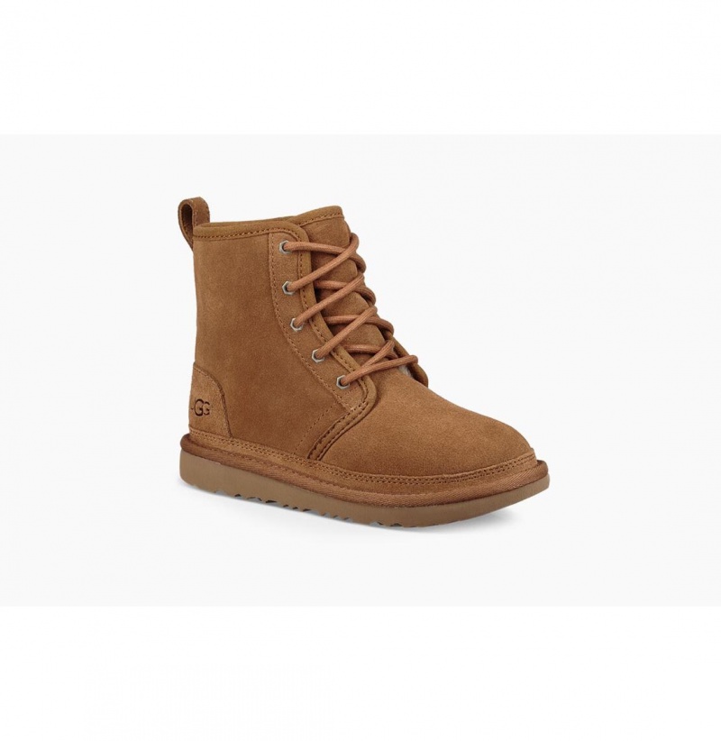 UGG Harkley Nepremokavé Topánky Detske Hnede | SK-259QITZKG