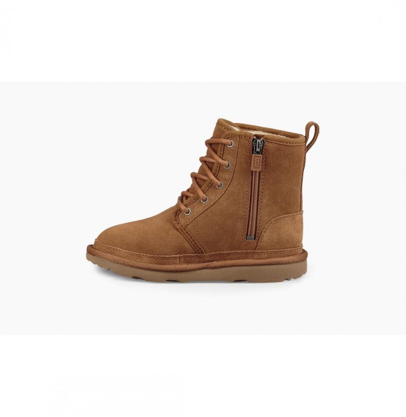 UGG Harkley Nepremokavé Topánky Detske Hnede | SK-259QITZKG