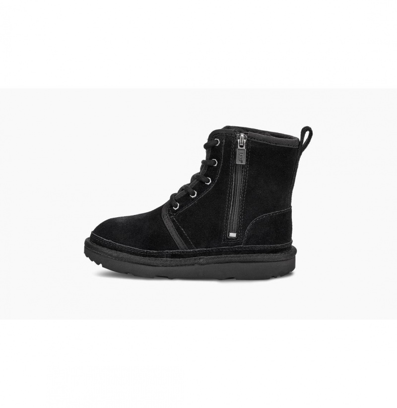 UGG Harkley Nepremokavé Topánky Detske Čierne | SK-320AYCJFQ