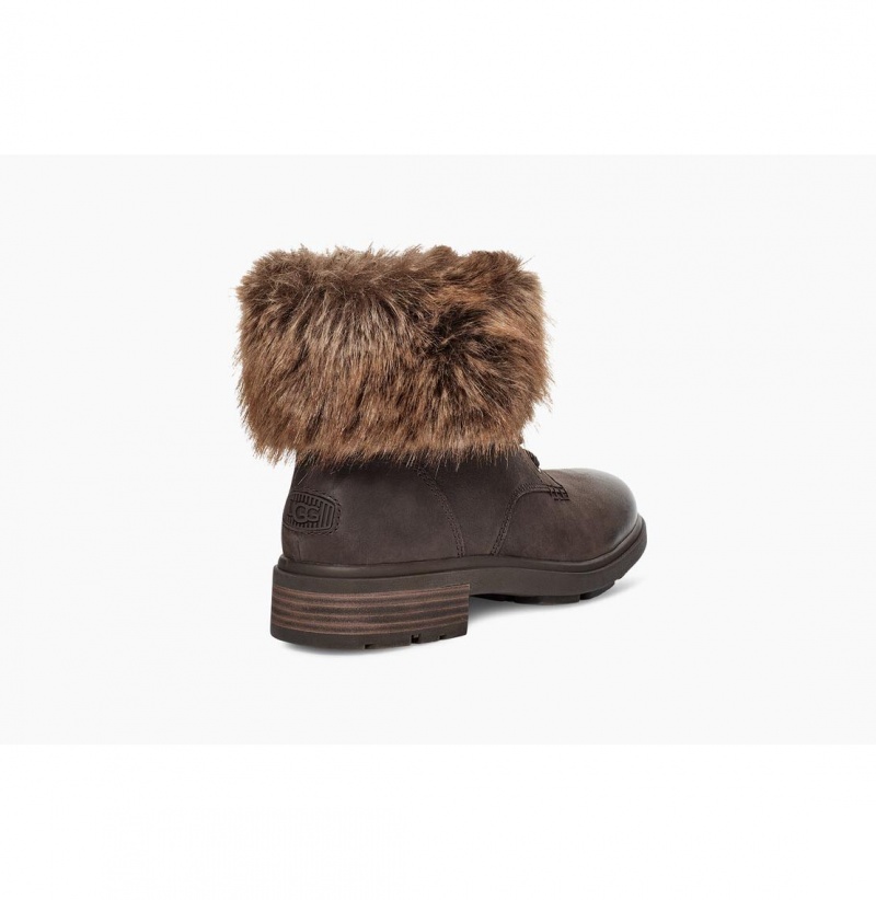 UGG Harrison Tipped Snurovacie Topanky Damske Tmavo Káva | SK-923SEMVHD