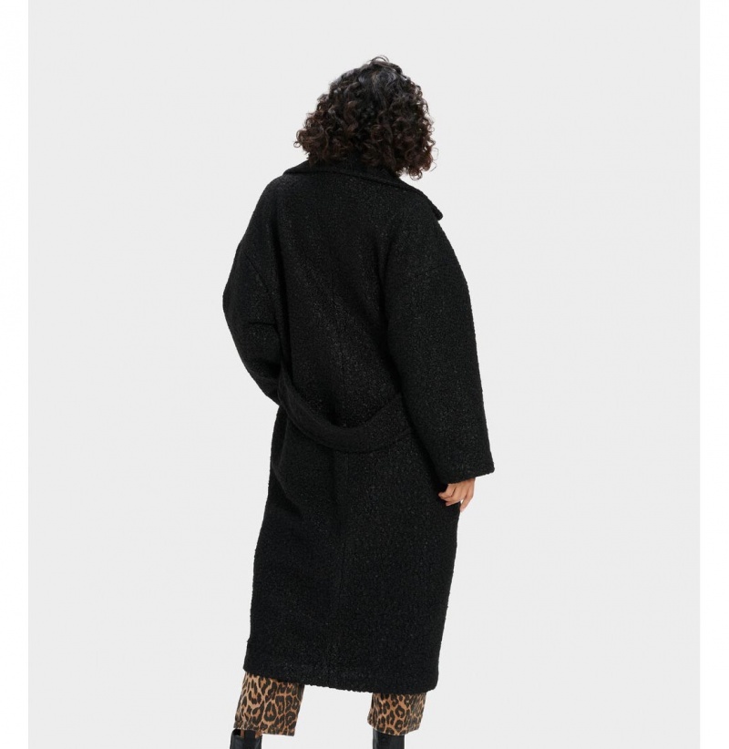 UGG Hattie Long Oversized Kabáty Damske Čierne | SK-937NJKQSC