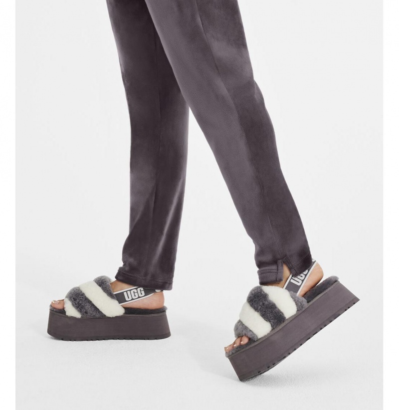 UGG Haydn Jogger Nohavice Damske Biele | SK-672SGFKJE