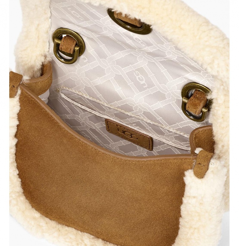 UGG Heritage Mini Crossbody Semisove Kabelka Damske Hnede | SK-285YFBXQA