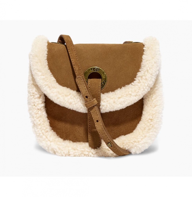 UGG Heritage Mini Crossbody Semisove Kabelka Damske Hnede | SK-285YFBXQA