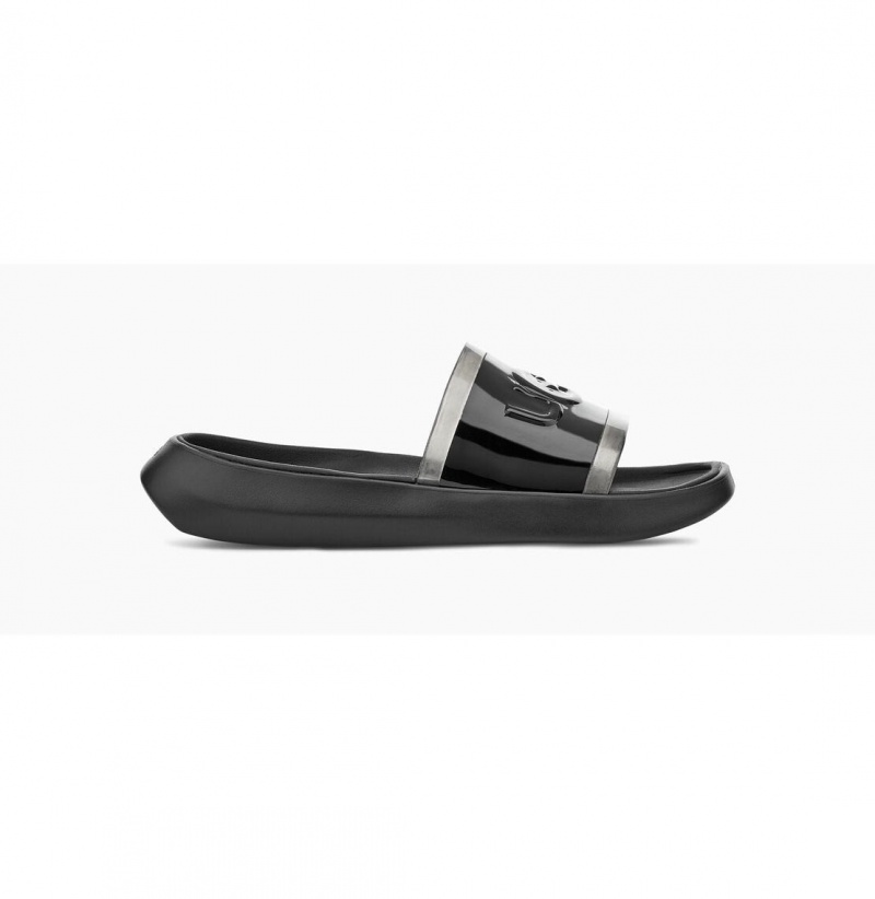 UGG Hilama Slapky Damske Čierne | SK-469MYCIOB