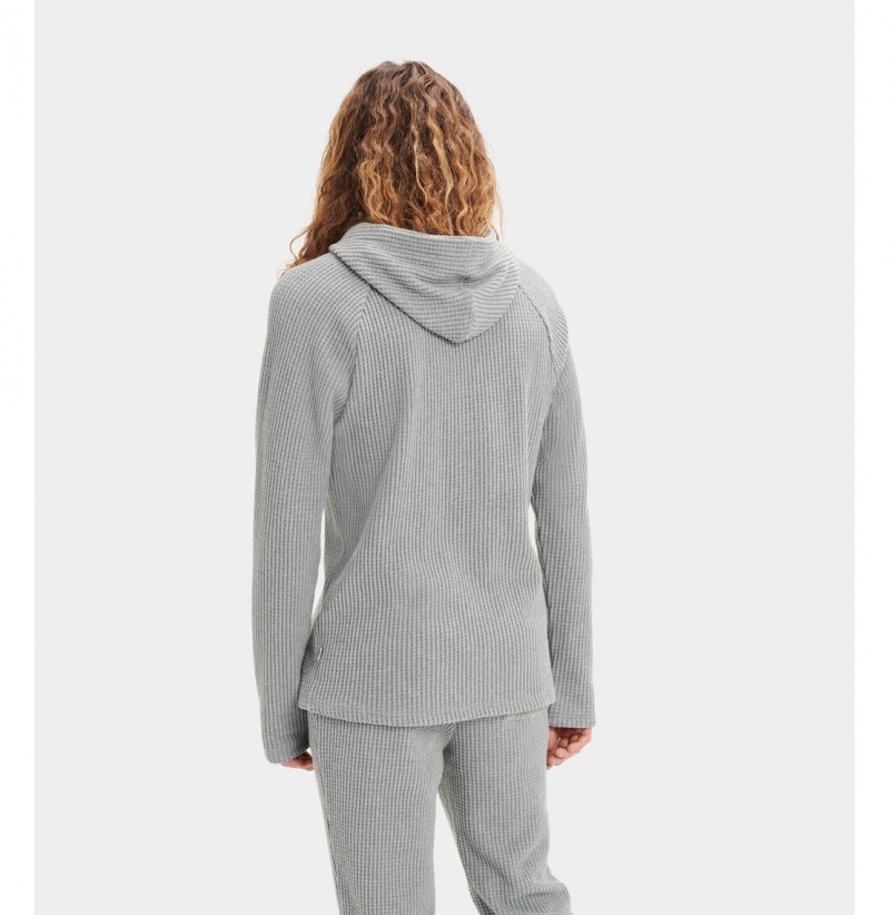 UGG Huck Thermal Mikina s Kapucnou Panske Siva | SK-391GNWIMD