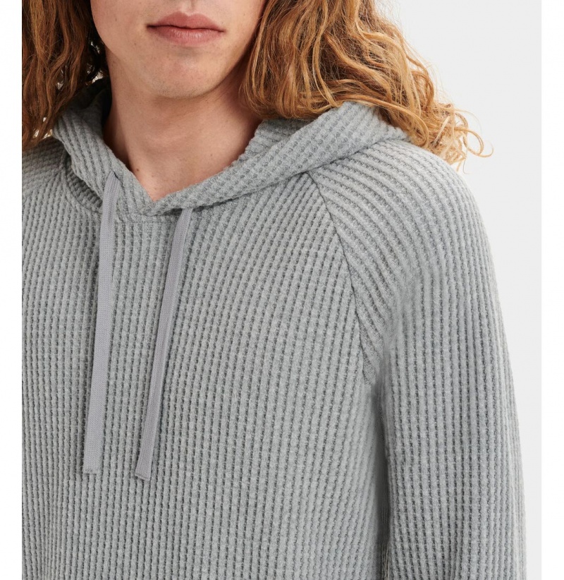 UGG Huck Thermal Mikina s Kapucnou Panske Siva | SK-391GNWIMD
