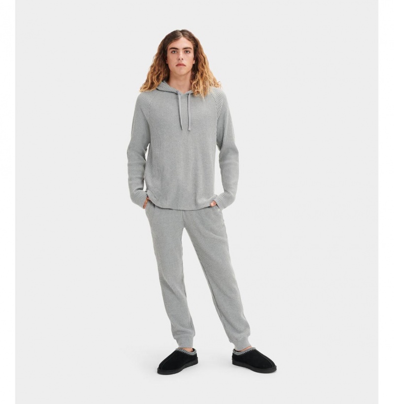 UGG Huck Thermal Mikina s Kapucnou Panske Siva | SK-391GNWIMD