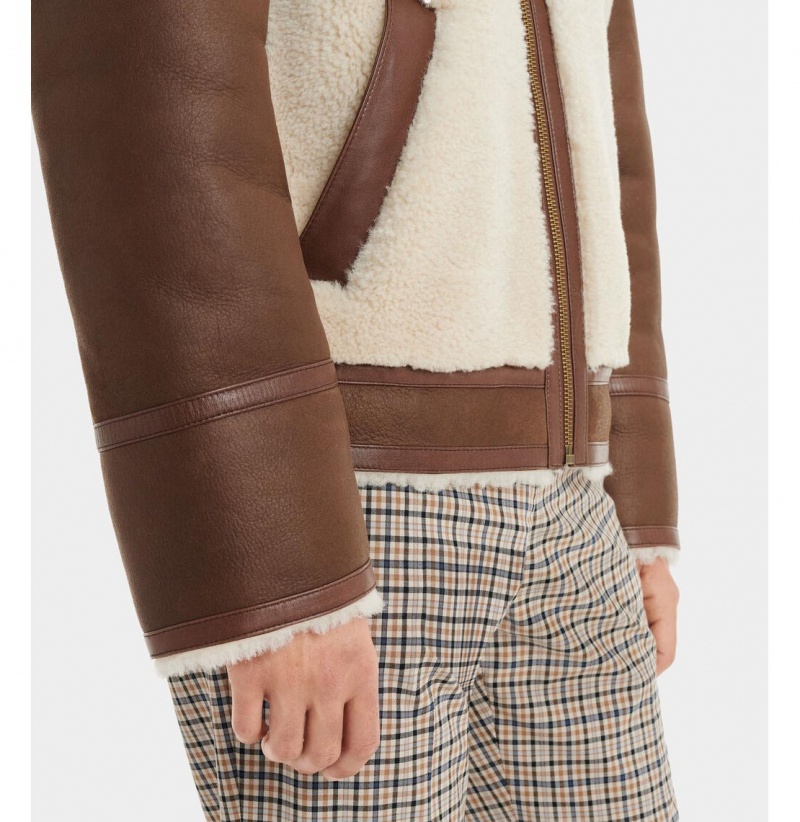 UGG Kaz Sheepskin Bundy Panske Tmavo Hnede | SK-507JRBXLU