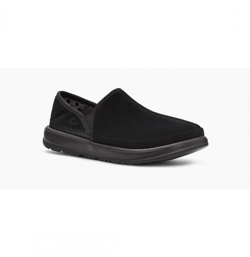 UGG Kick It Slip-On Papuce Panske Čierne | SK-981BAXZHE